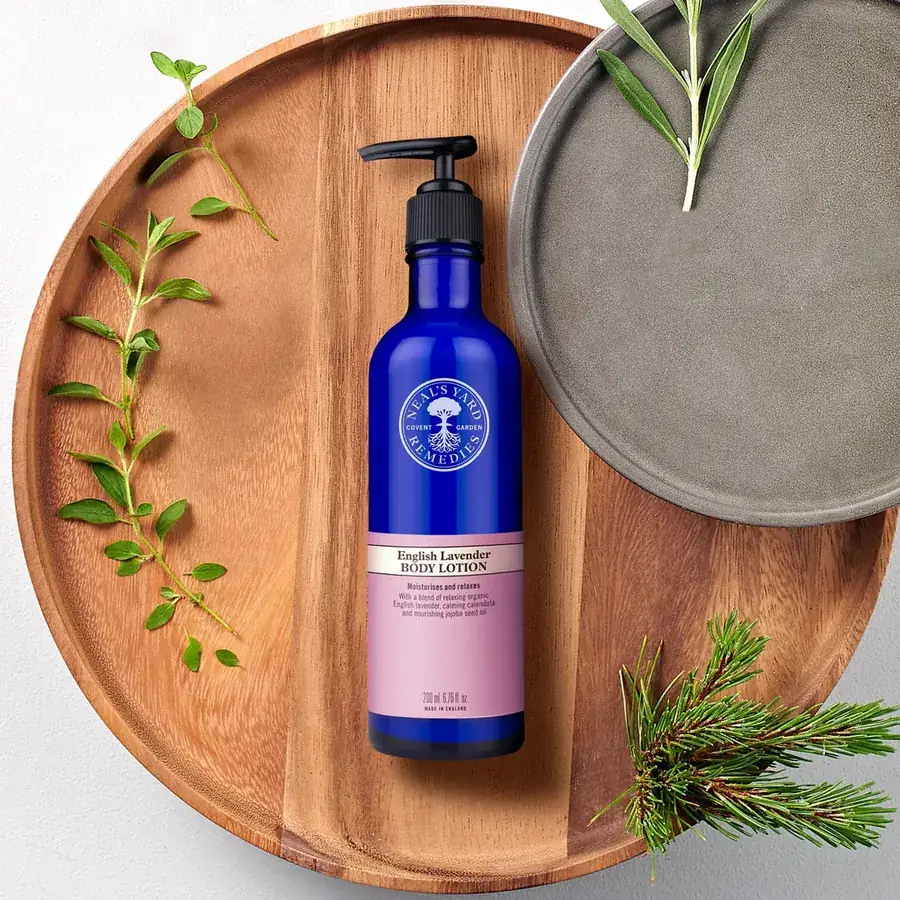 Neal's Yard organic products used at the studio